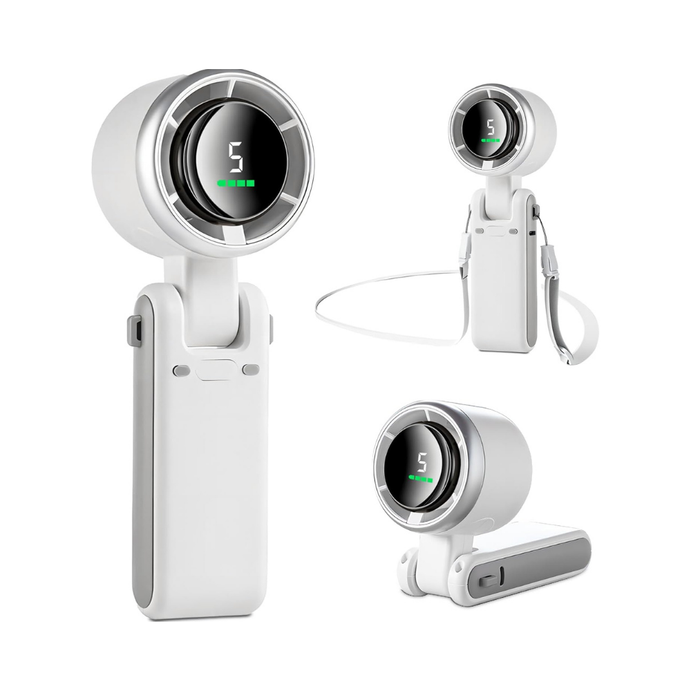 Portable Mini Fan – USB Rechargeable, Handheld, Lightweight & Quiet – Personal Desk Fan for Travel, Office, Home, Outdoor