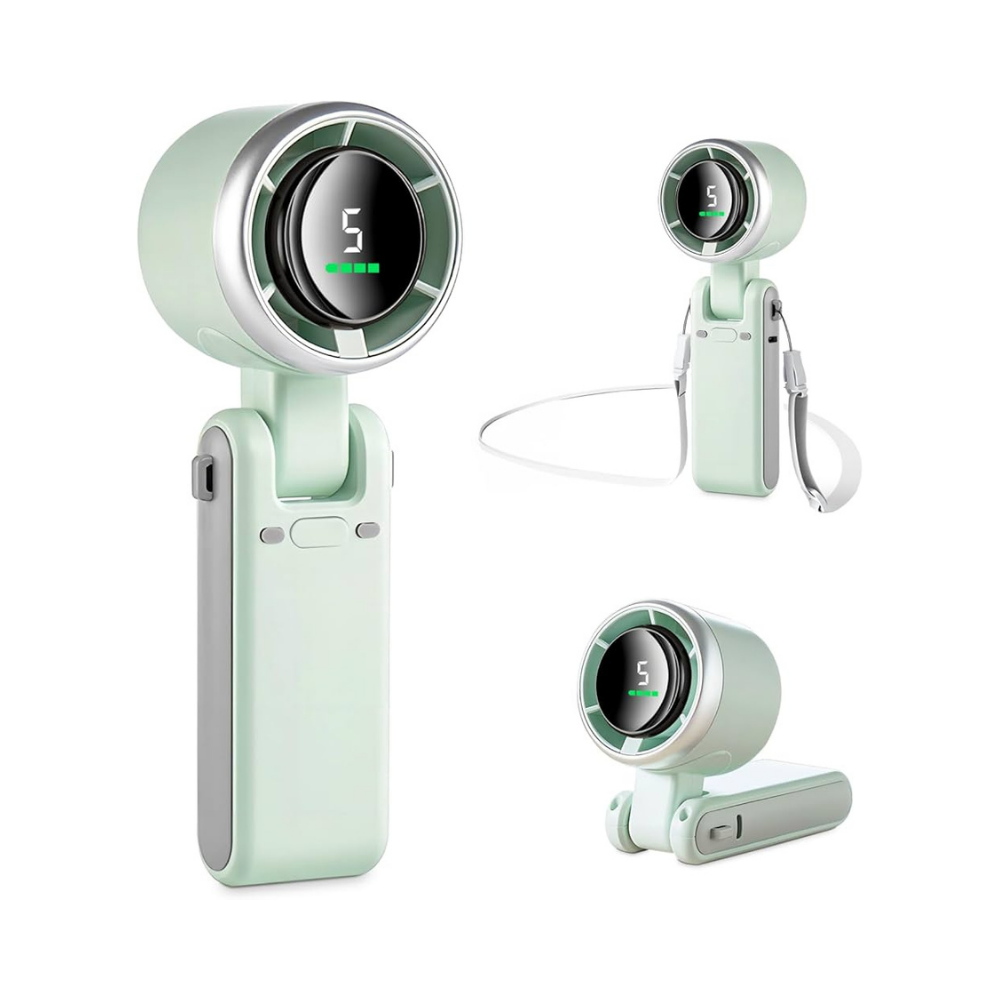Portable Mini Fan – USB Rechargeable, Handheld, Lightweight & Quiet – Personal Desk Fan for Travel, Office, Home, Outdoor