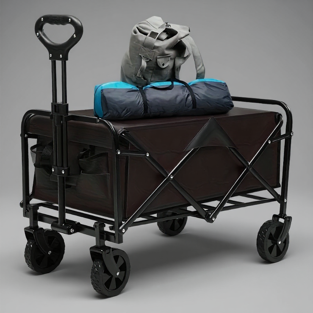 MaxLoad - Heavy Duty Folding Utility Wagon, Outdoor Collapsible Cart