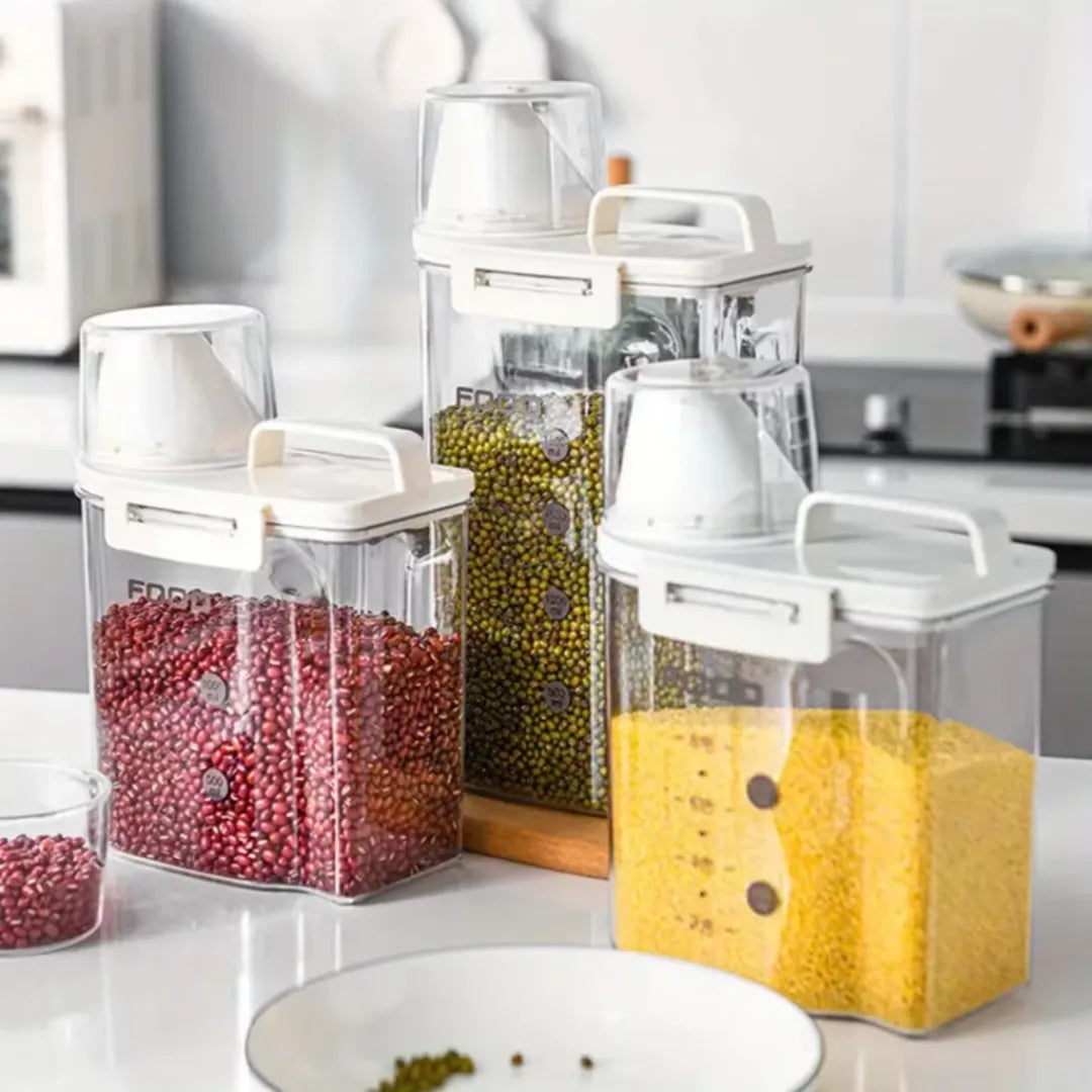 Multifunctional Airtight Jar Kit with Measuring Cup - Primus