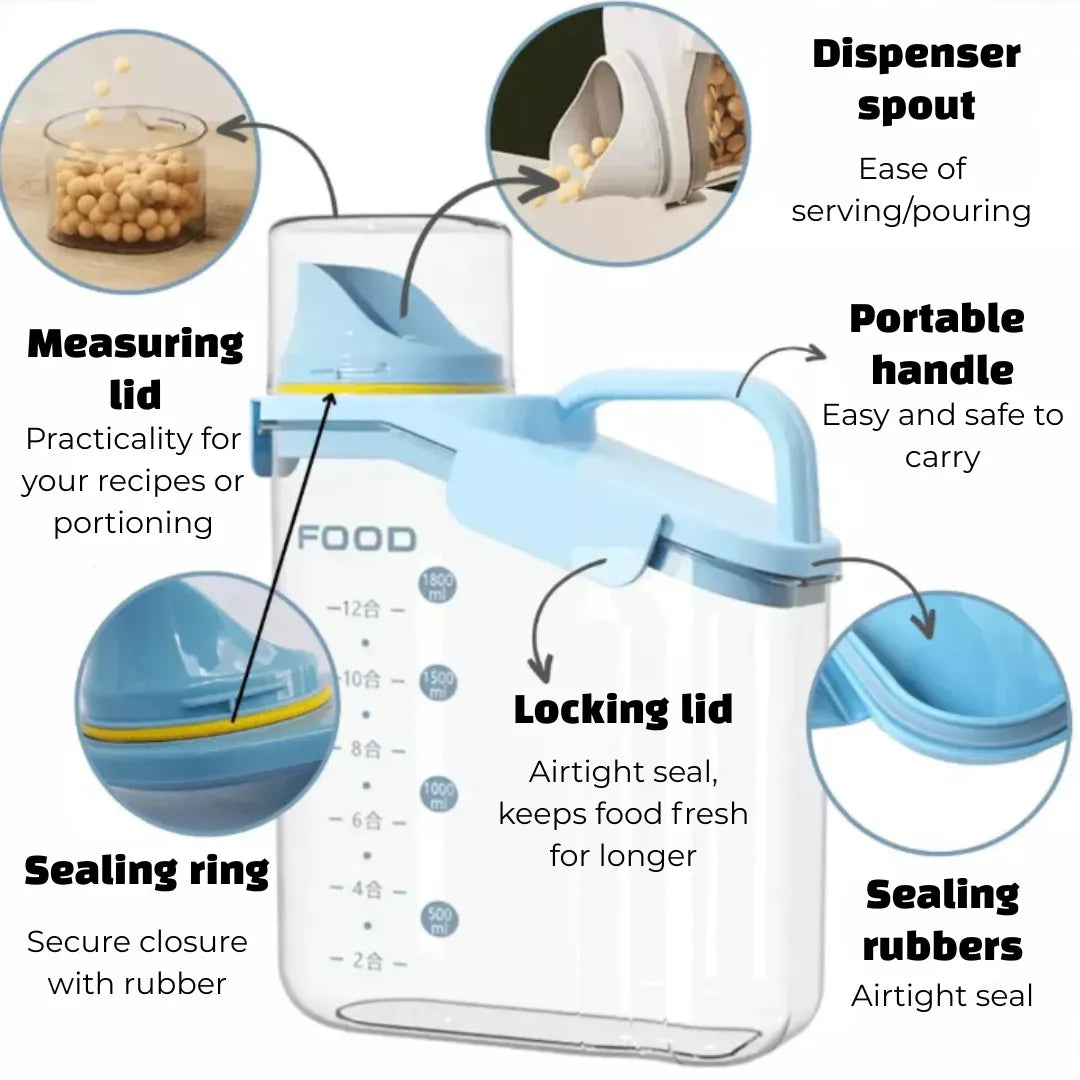 Multifunctional Airtight Jar Kit with Measuring Cup - Primus
