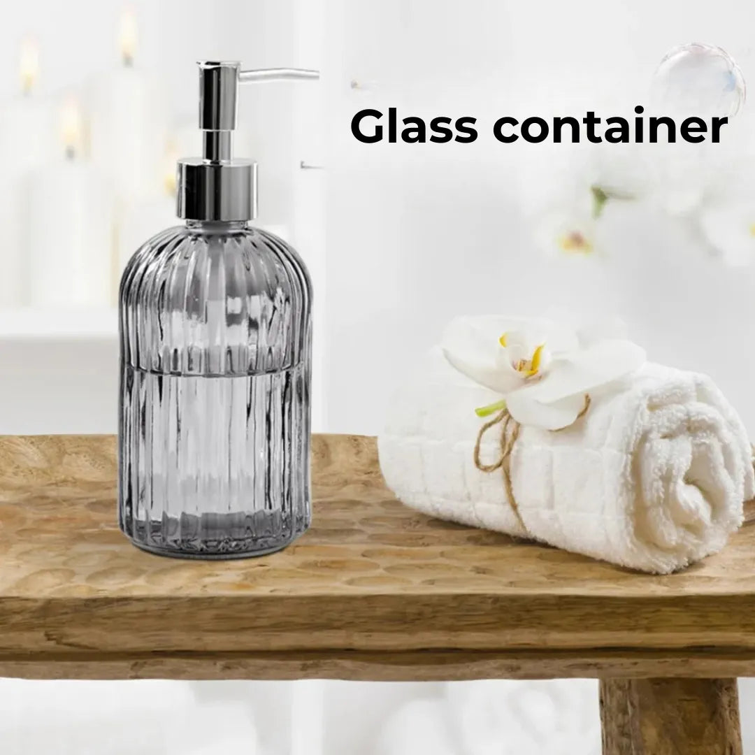 Glass Dispenser Kit for Liquid Soap - Primus