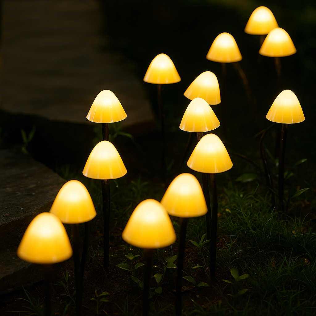 Radiant Garden Solar Mushroom Lights by Primus™