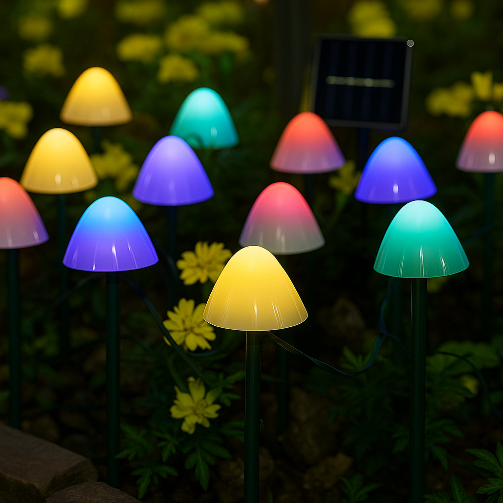 Radiant Garden Solar Mushroom Lights by Primus™