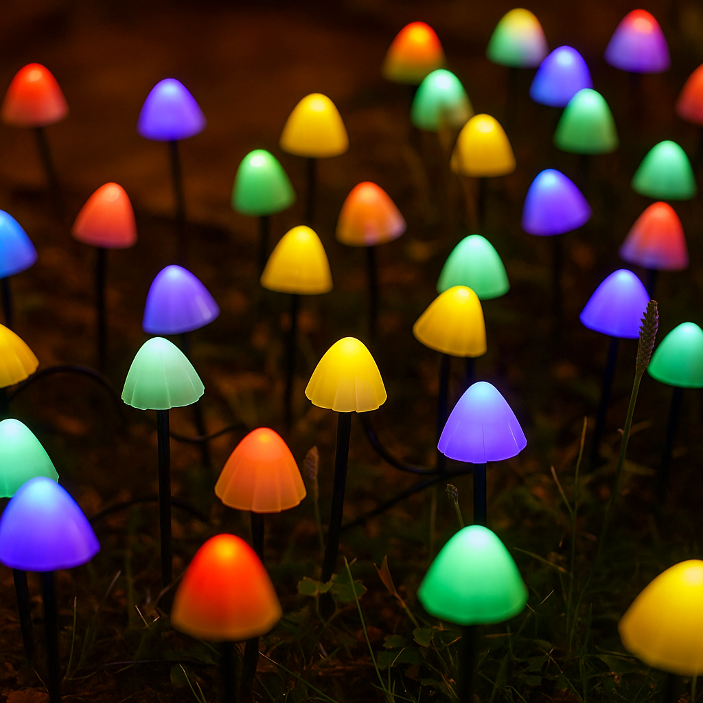 Radiant Garden Solar Mushroom Lights by Primus™