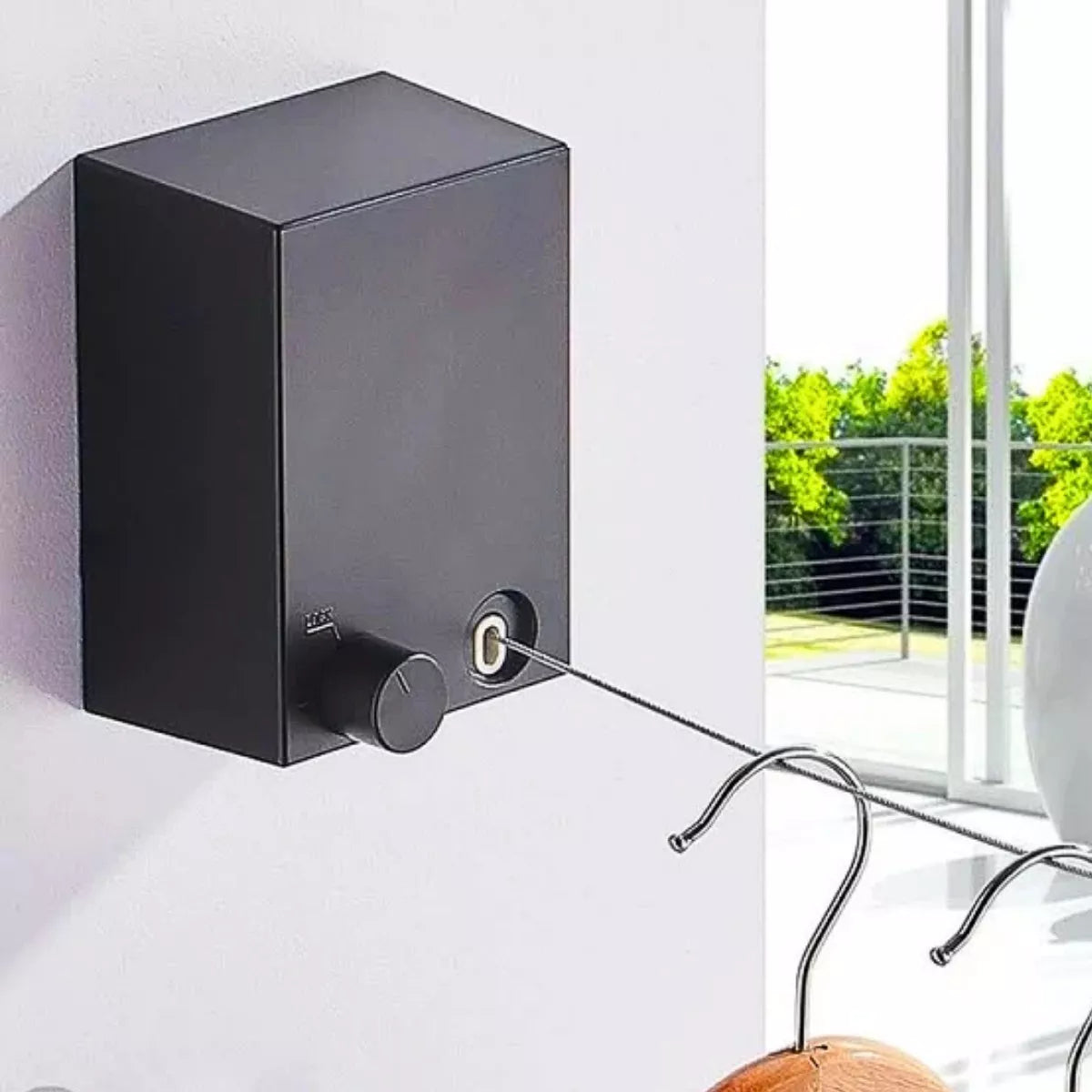 Invisible Stainless Steel Retractable Clothesline - Primus