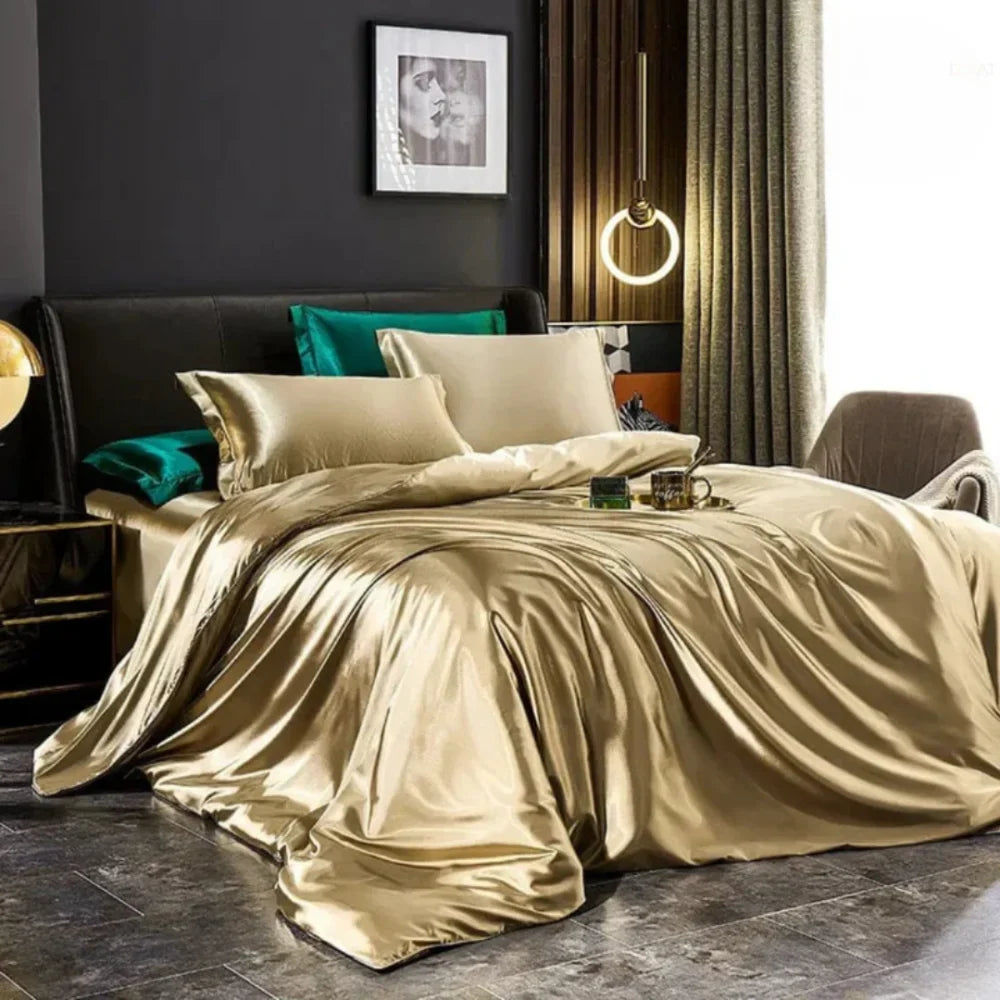 4 Piece Silk Bedding Set - Primus