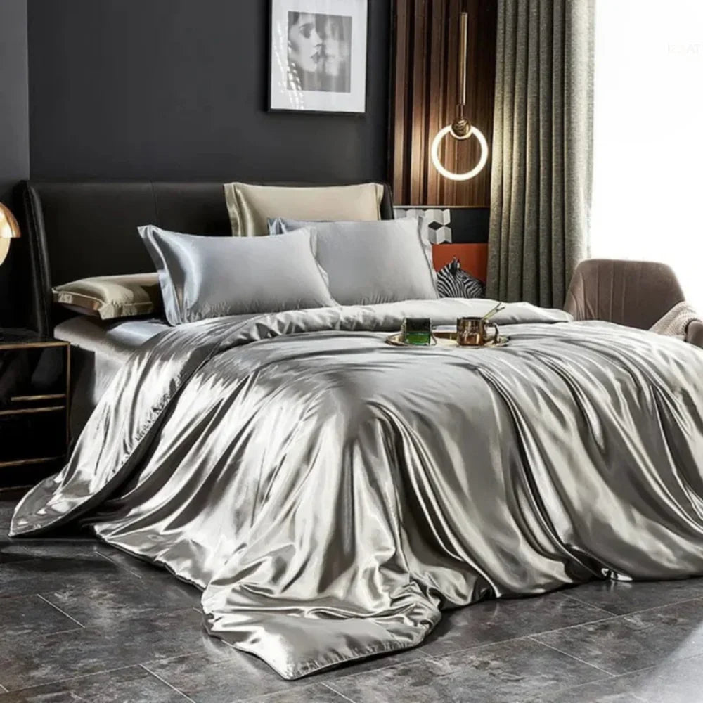 4 Piece Silk Bedding Set - Primus