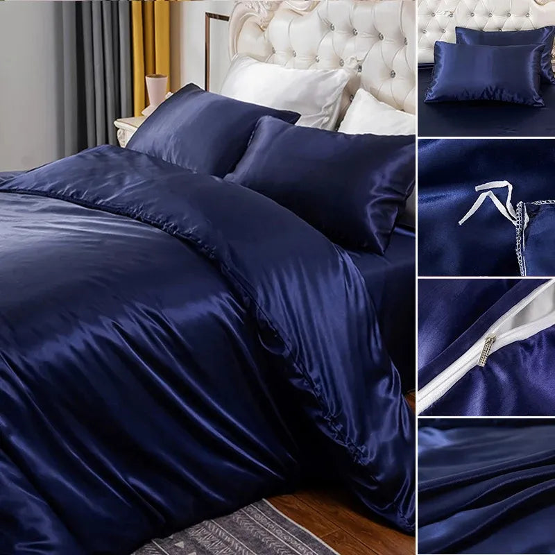 4 Piece Silk Bedding Set - Primus