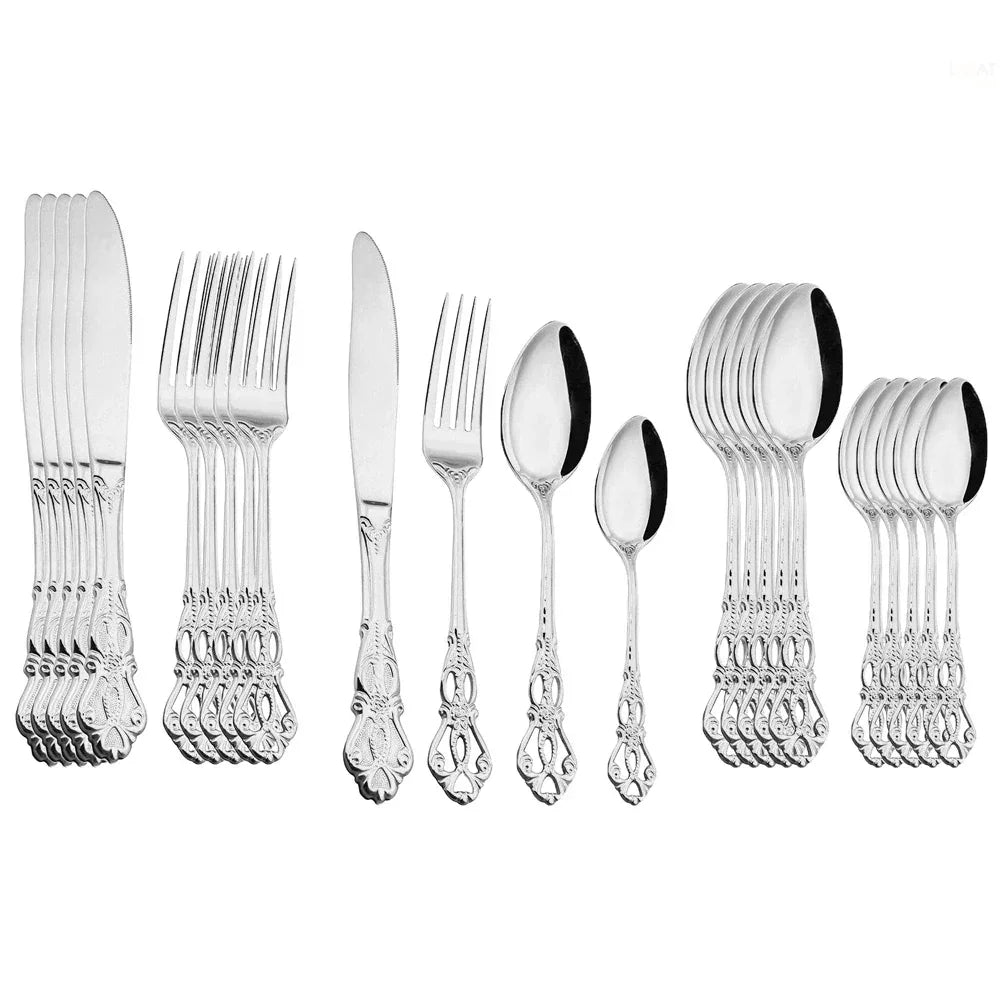 European Cutlery Set 24 Pieces