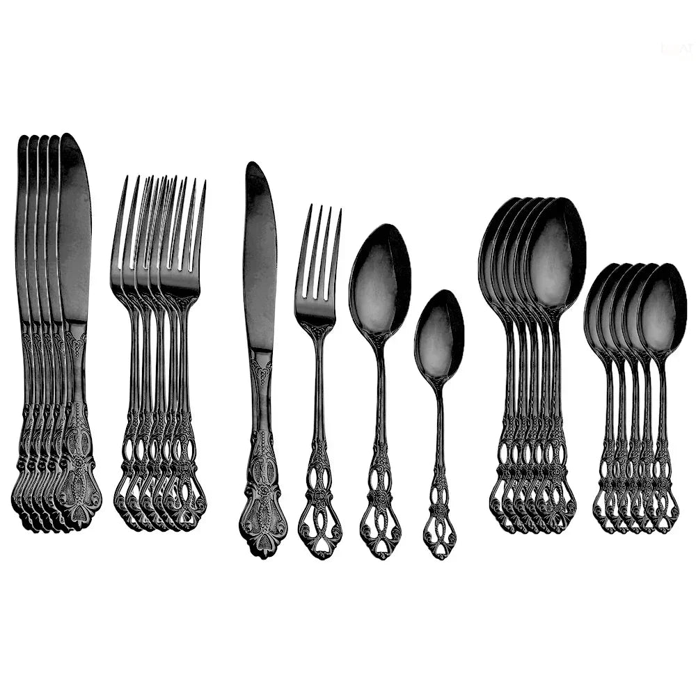 European Cutlery Set 24 Pieces