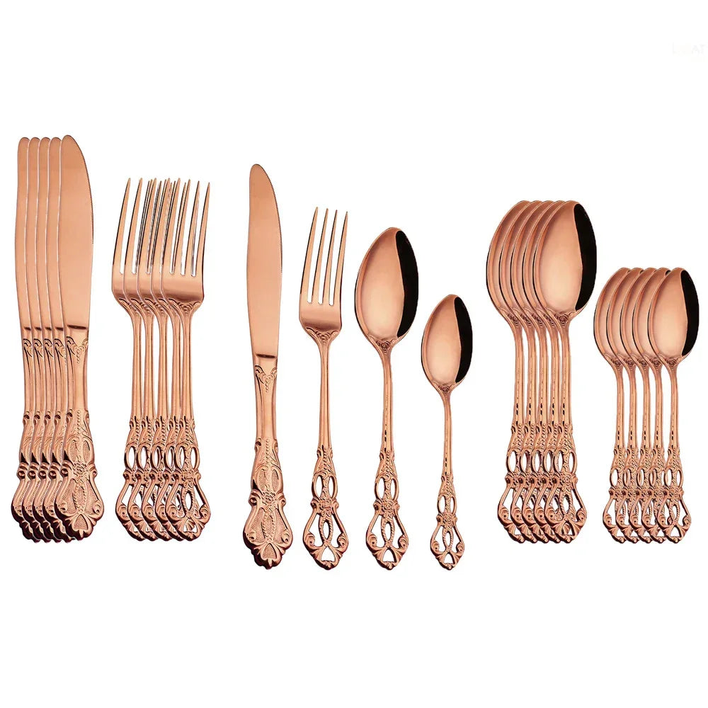 European Cutlery Set 24 Pieces