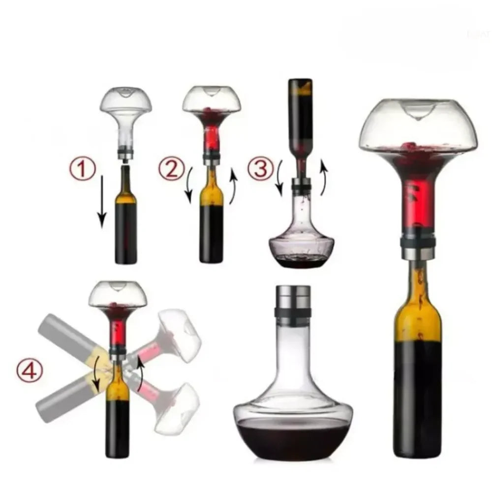 Sophisticated 3 in 1 Wine Decanter - Primus