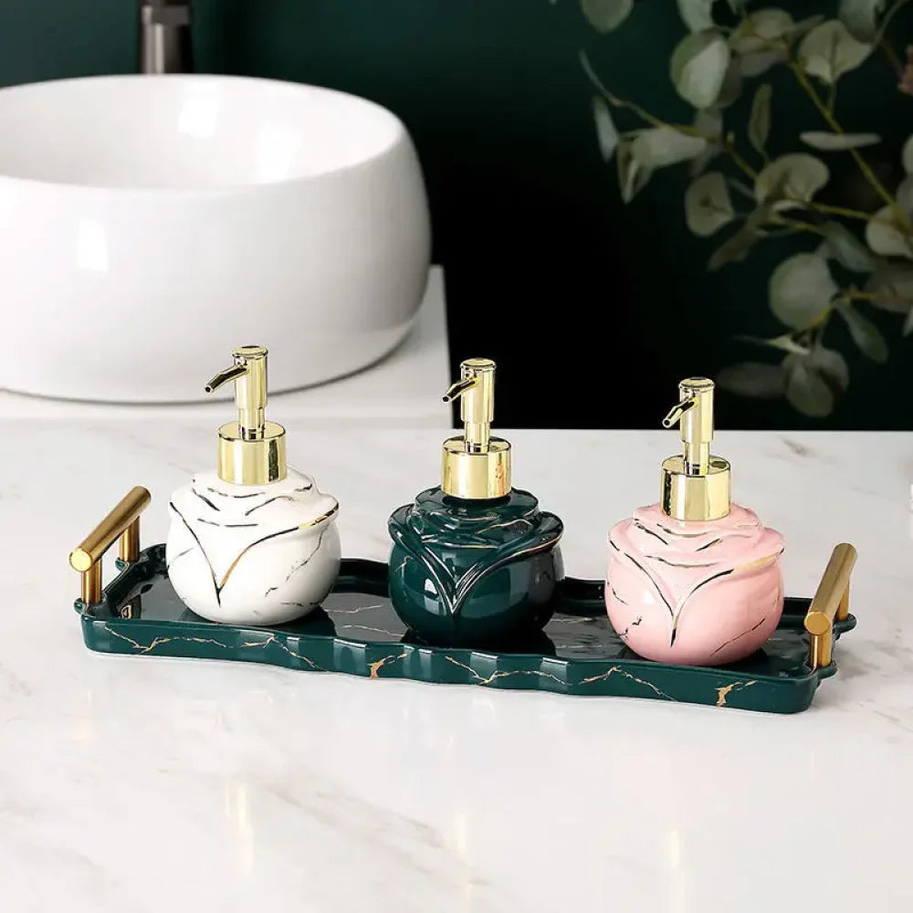 Marbled Bathroom Liquid Soap Dispenser - Primus