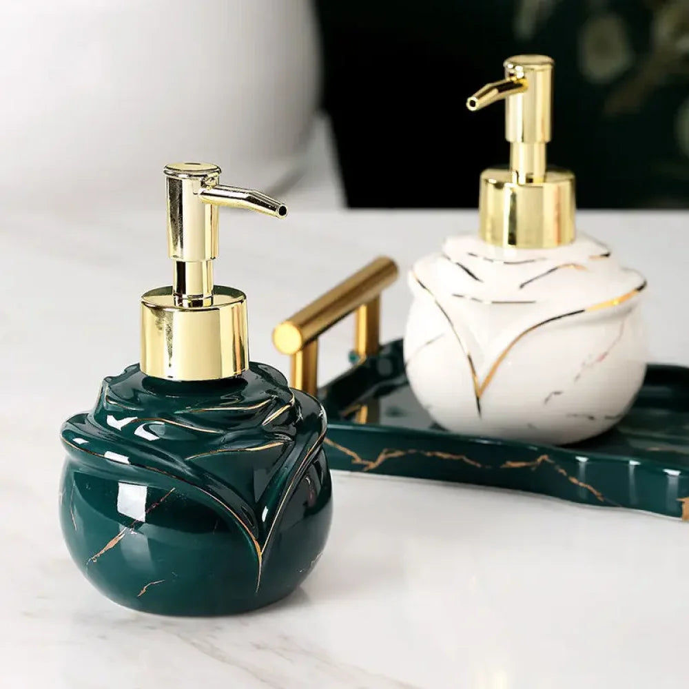 Marbled Bathroom Liquid Soap Dispenser - Primus