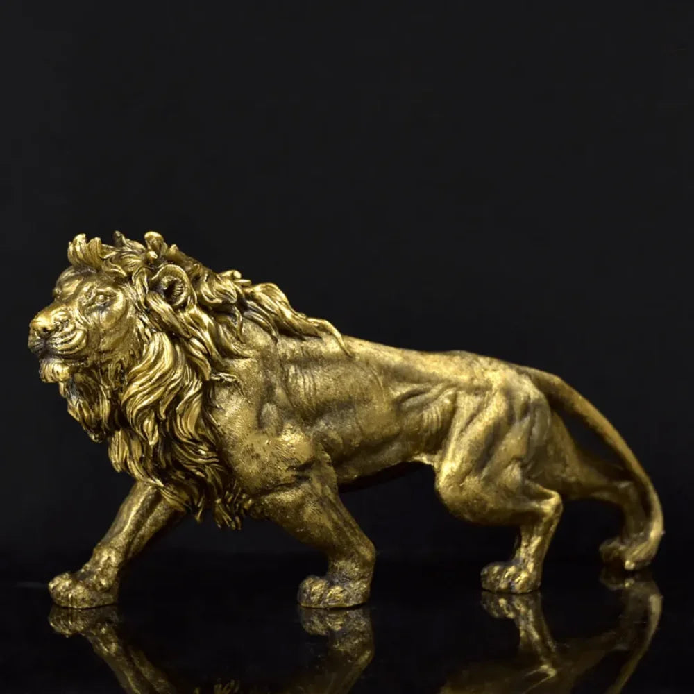 Golden Lion Sculpture - Primus