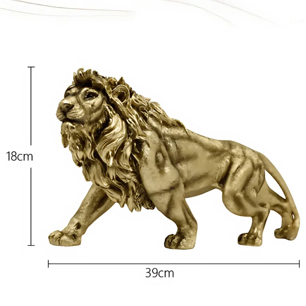 Golden Lion Sculpture - Primus