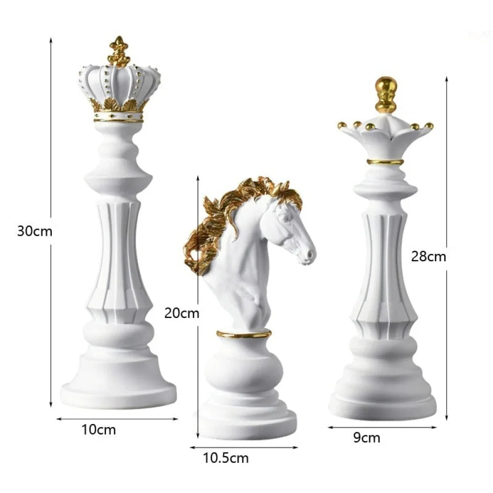 Chess Piece Sculpture 3 Pieces - Primus