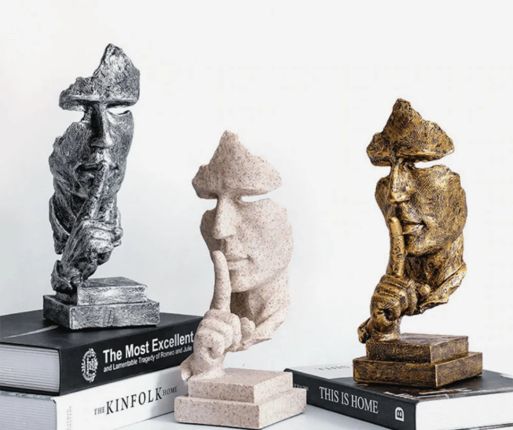 Sculpture "Silence is worth gold" - Primus