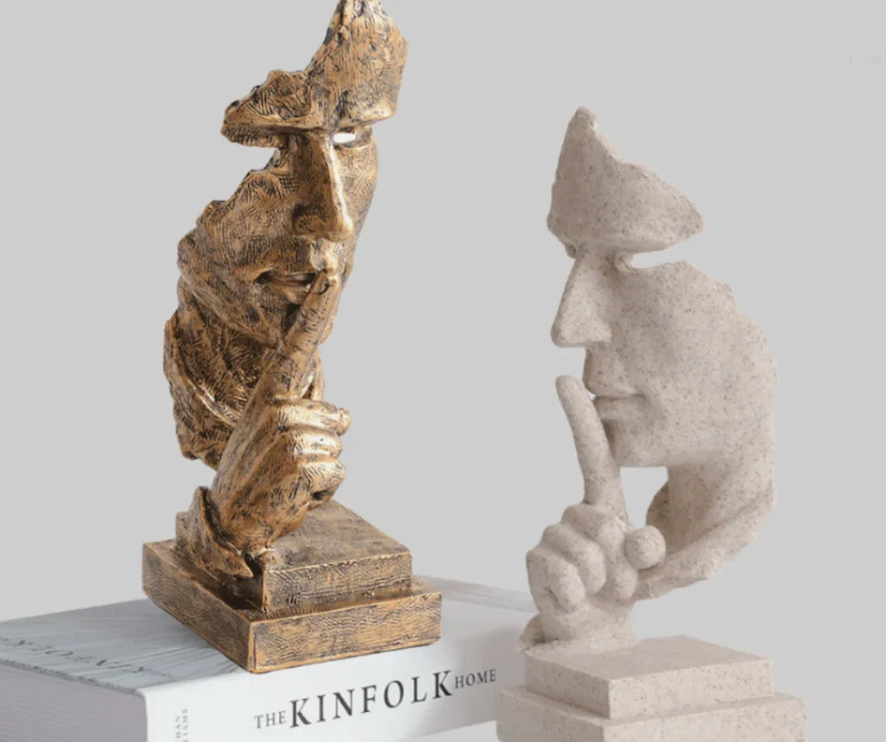 Sculpture "Silence is worth gold" - Primus