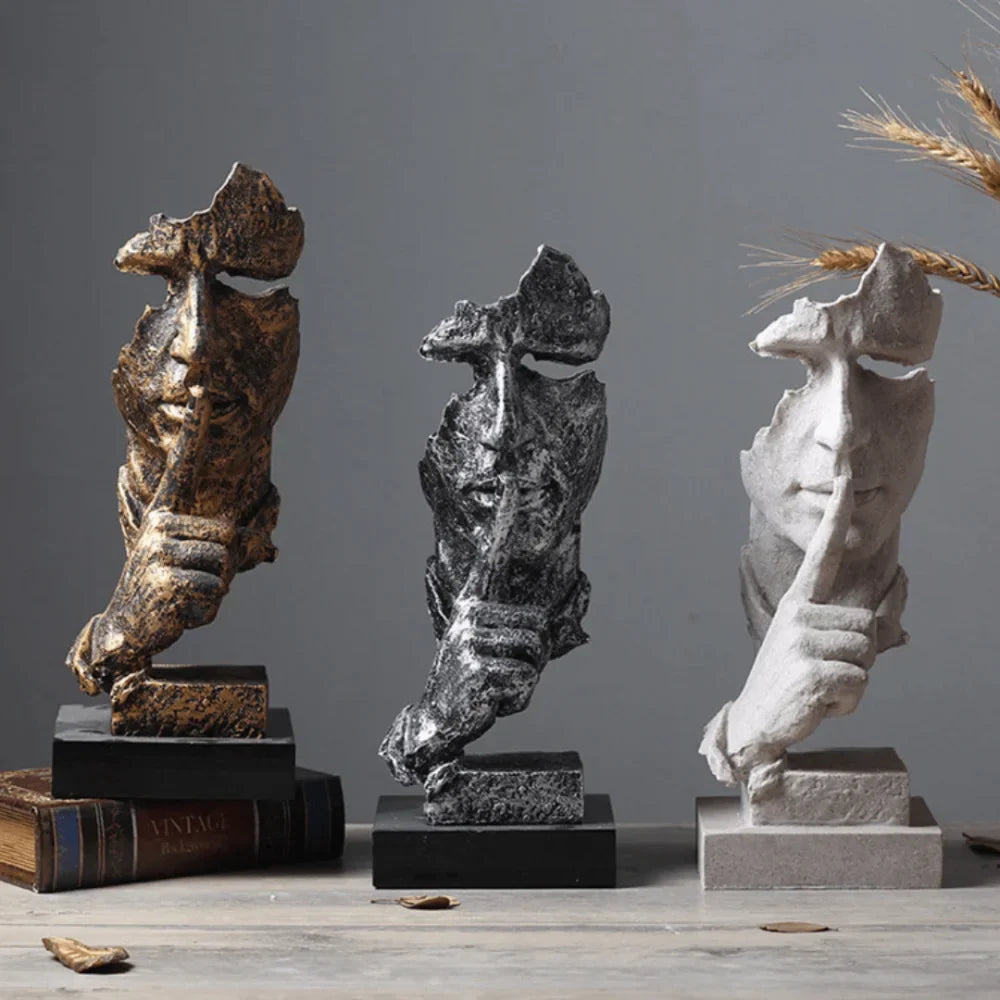 Sculpture "Silence is worth gold" - Primus