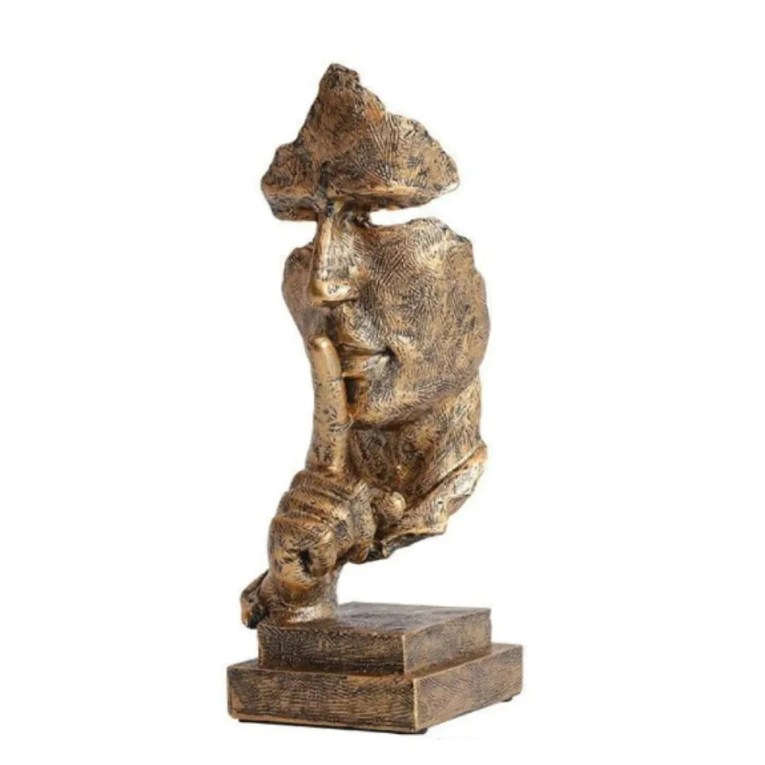 Sculpture "Silence is worth gold" - Primus