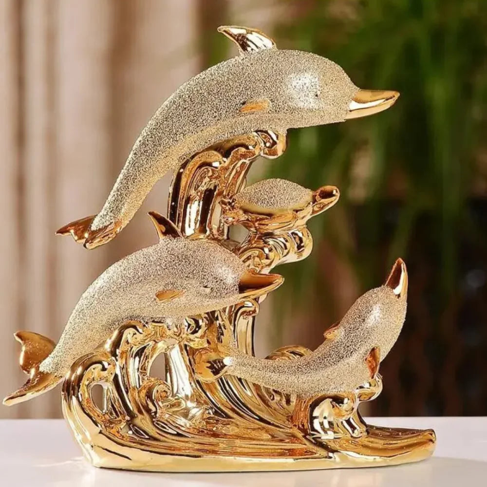 Ceramic Dolphin Statue - Primus