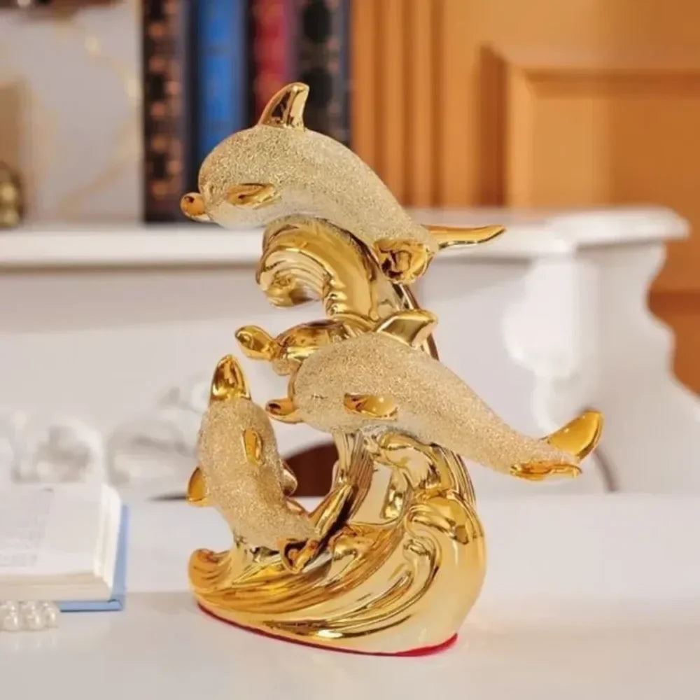Ceramic Dolphin Statue - Primus