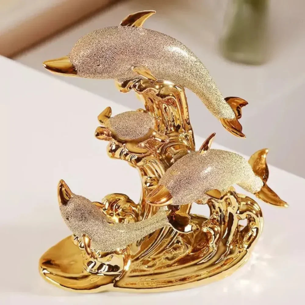 Ceramic Dolphin Statue - Primus