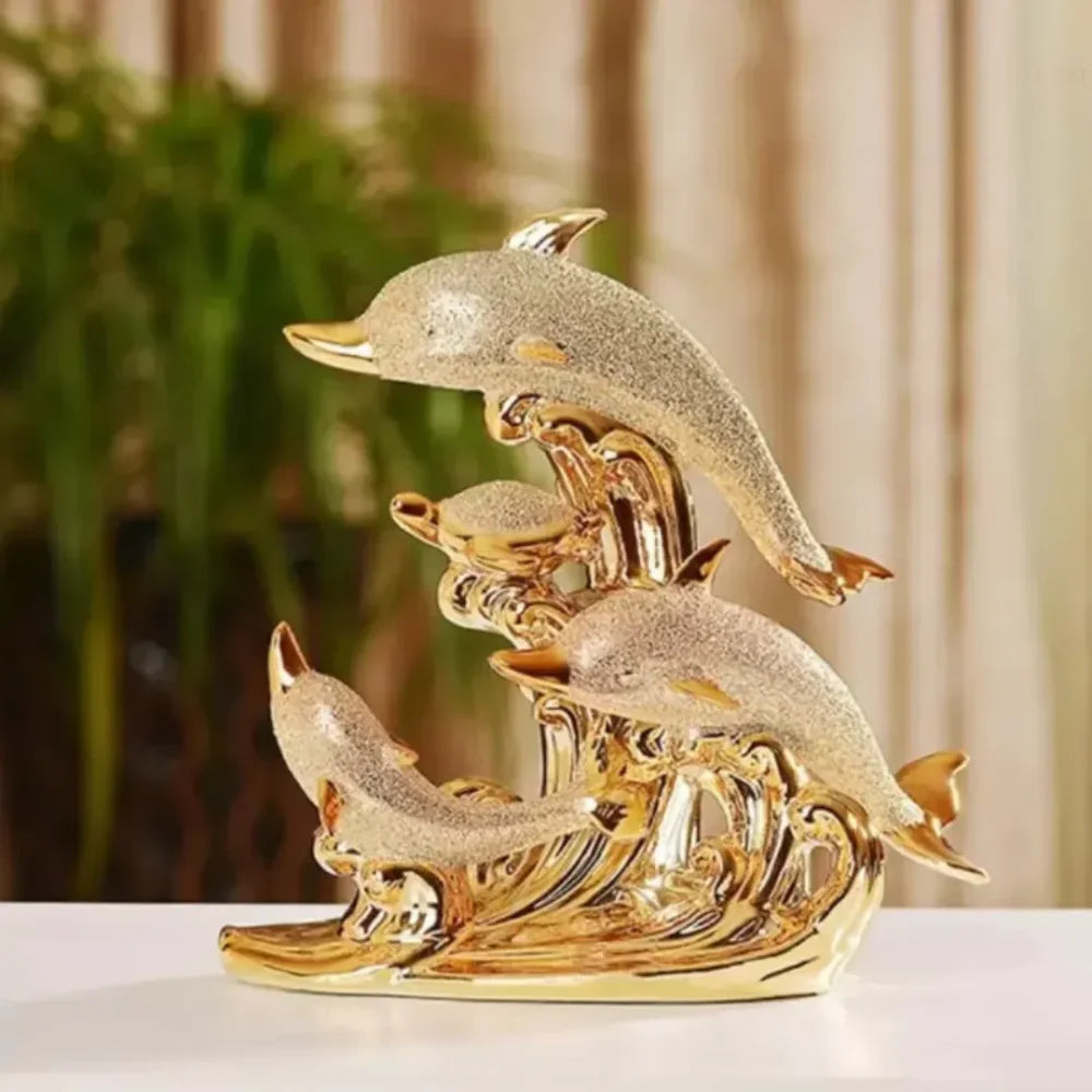 Ceramic Dolphin Statue - Primus