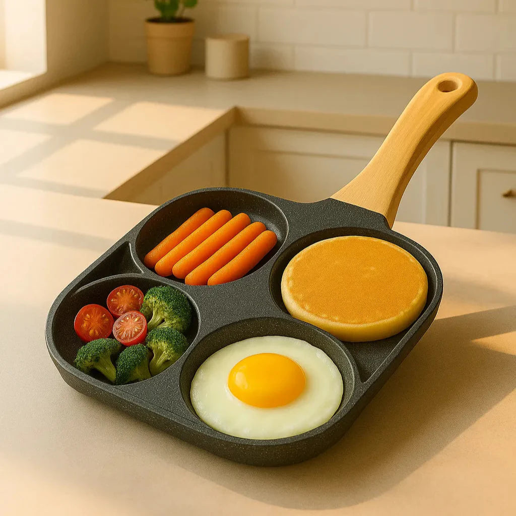 Non-stick Frying Pan with 4 Compartments - Primus