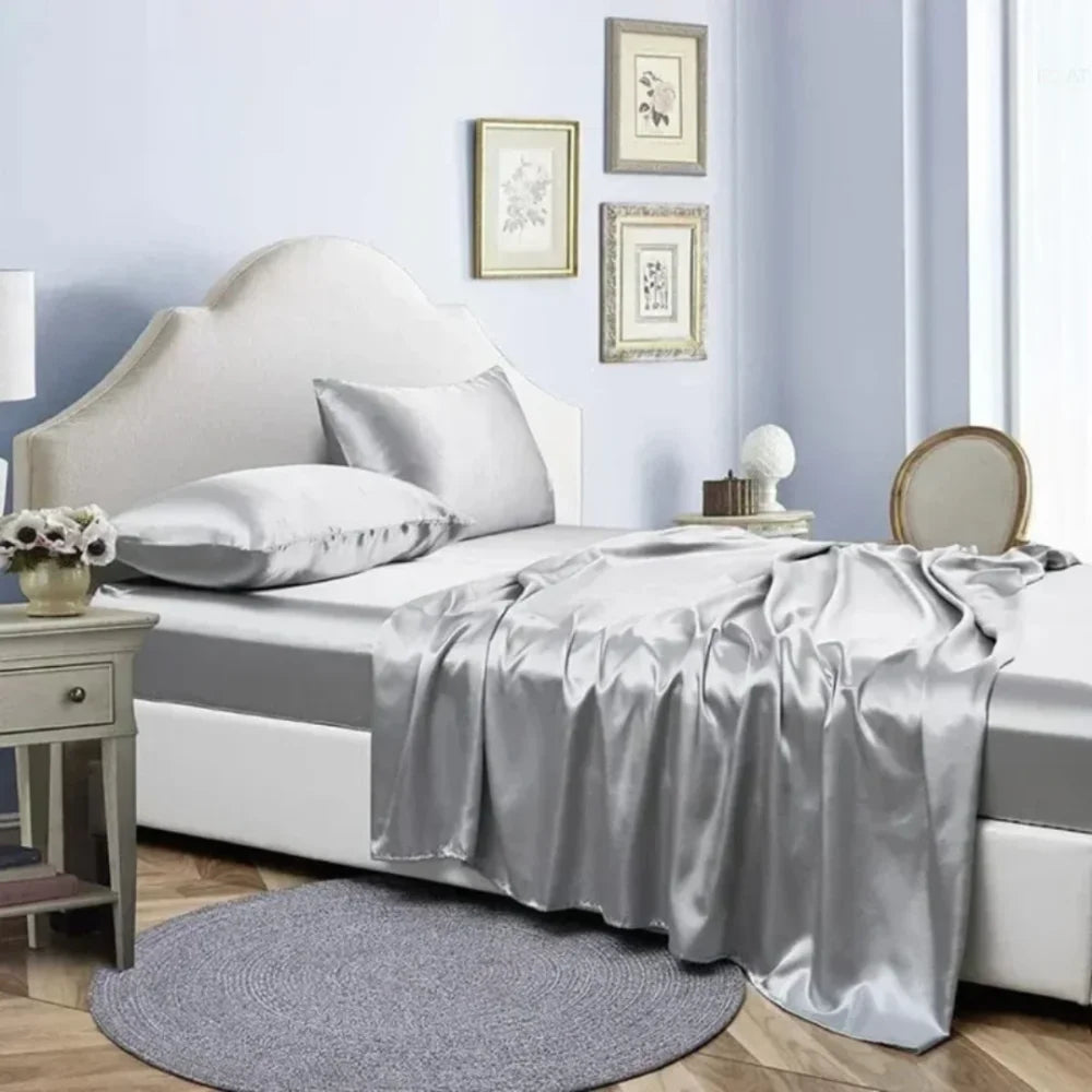 Nivia 4-Piece Silk Bedding Set - Primus