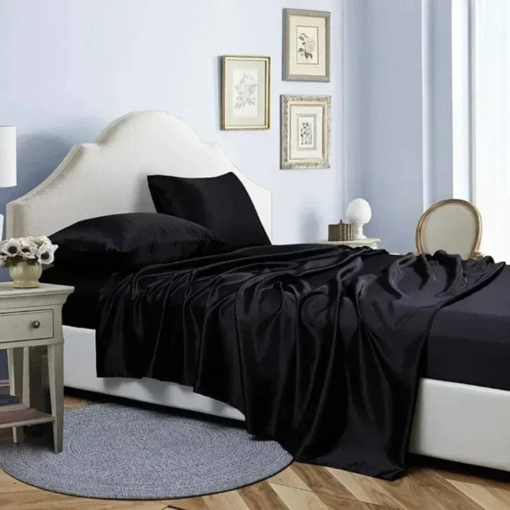 Nivia 4-Piece Silk Bedding Set - Primus