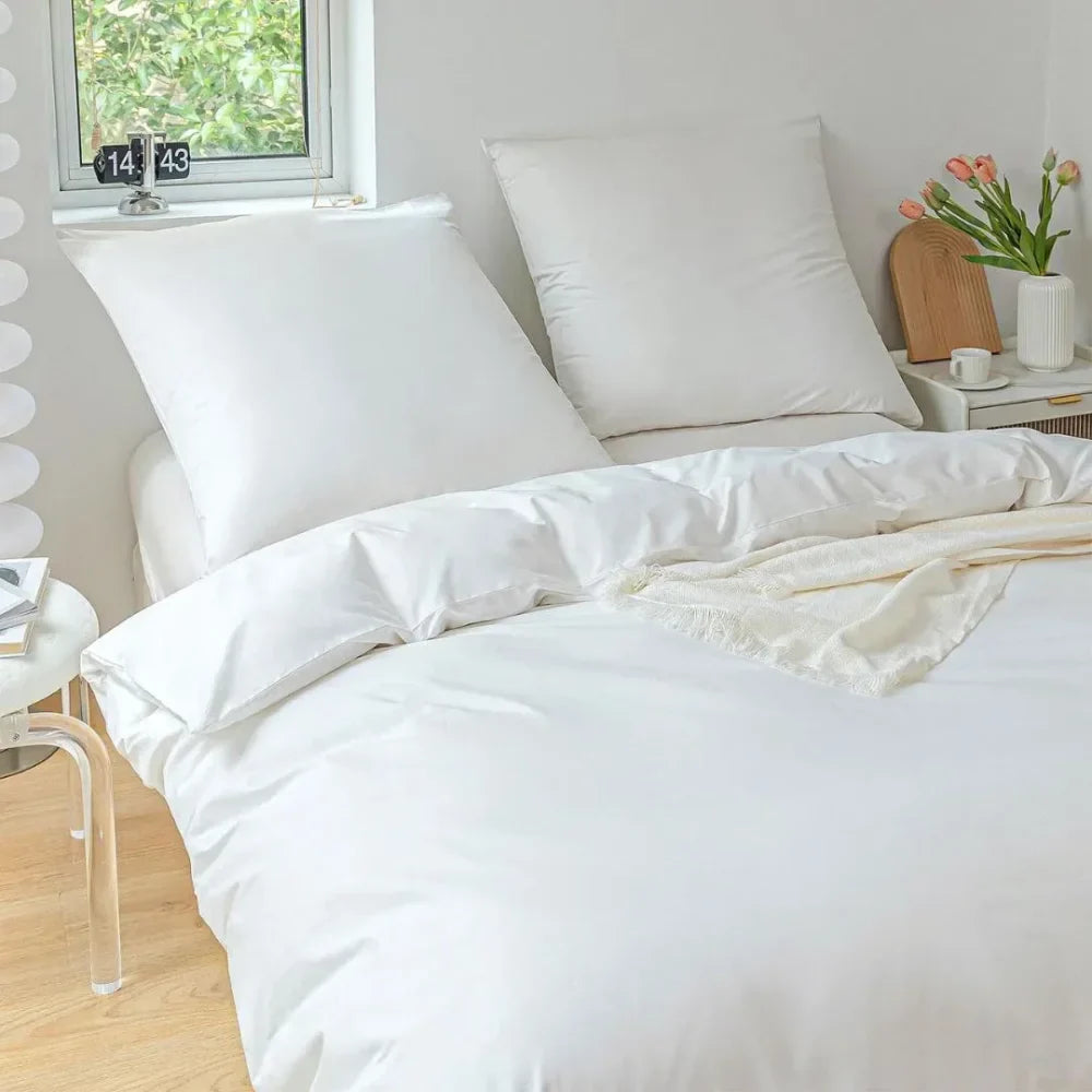 Cloud - 100% Cotton Duvet Cover Set for Bedroom – Soft, Breathable, and Hypoallergenic