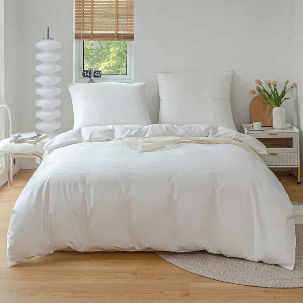 Cloud - 100% Cotton Duvet Cover Set for Bedroom – Soft, Breathable, and Hypoallergenic