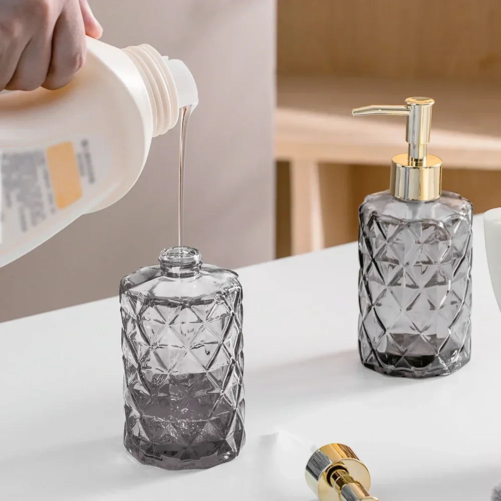 Glass Dispenser Kit for Liquid Soap - Primus