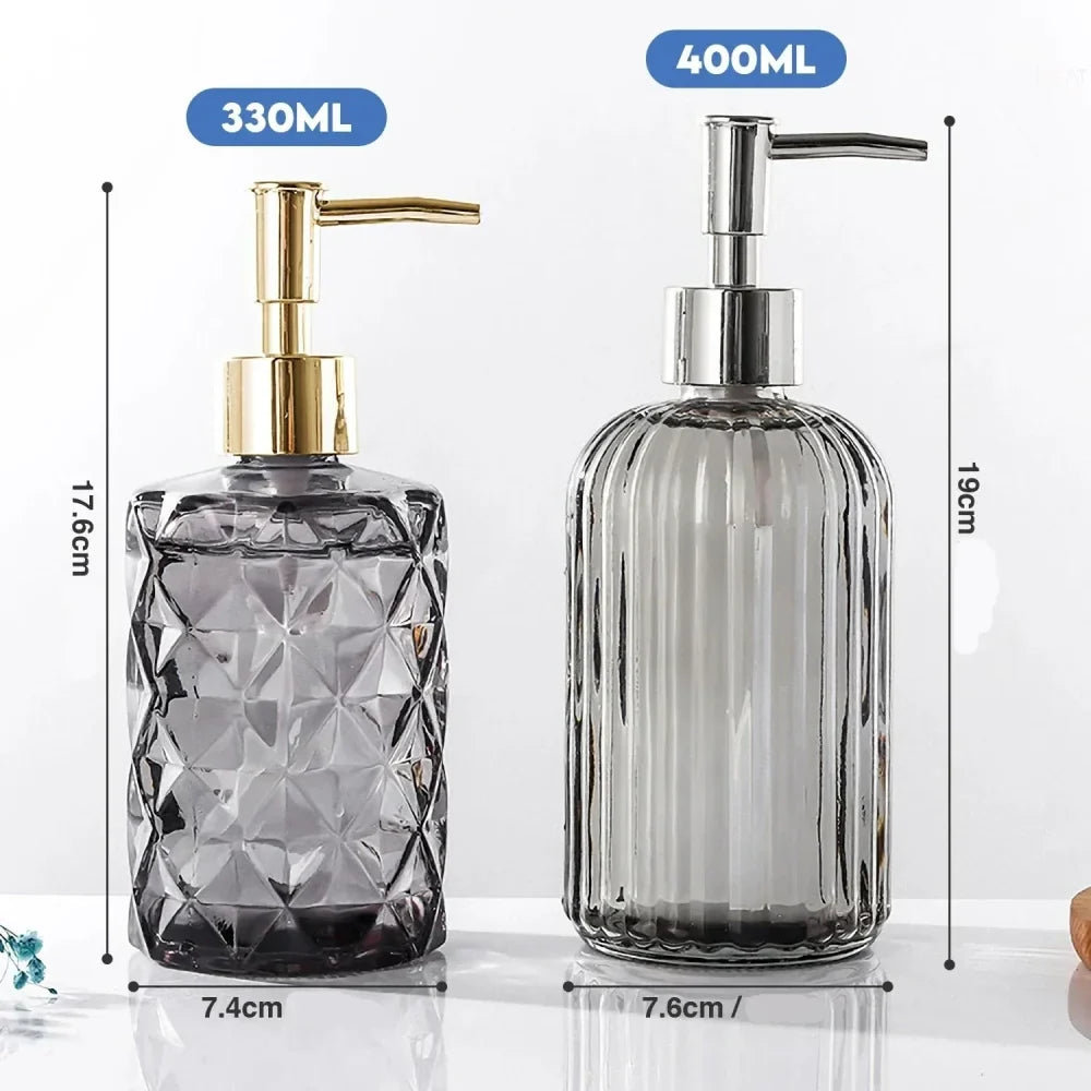 Glass Dispenser Kit for Liquid Soap - Primus
