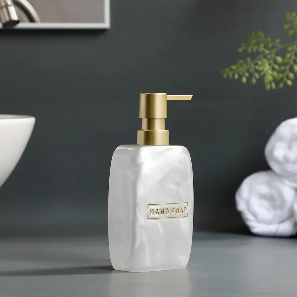 Pearly White Bathroom Dispenser Kit - Primus