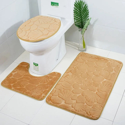 3 Piece Bathroom and Washroom Rug Kit - Primus