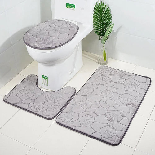 3 Piece Bathroom and Washroom Rug Kit - Primus