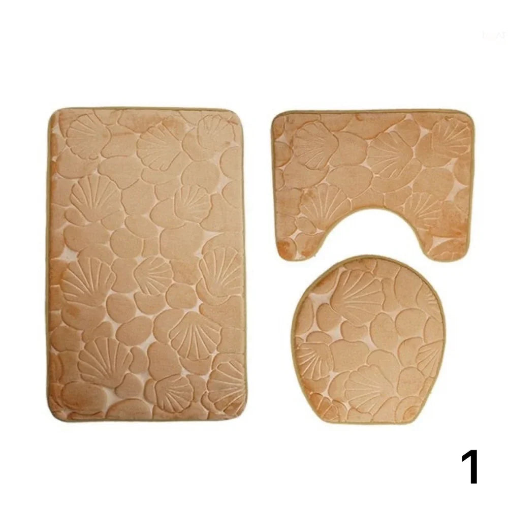 3 Piece Bathroom and Washroom Rug Kit - Primus