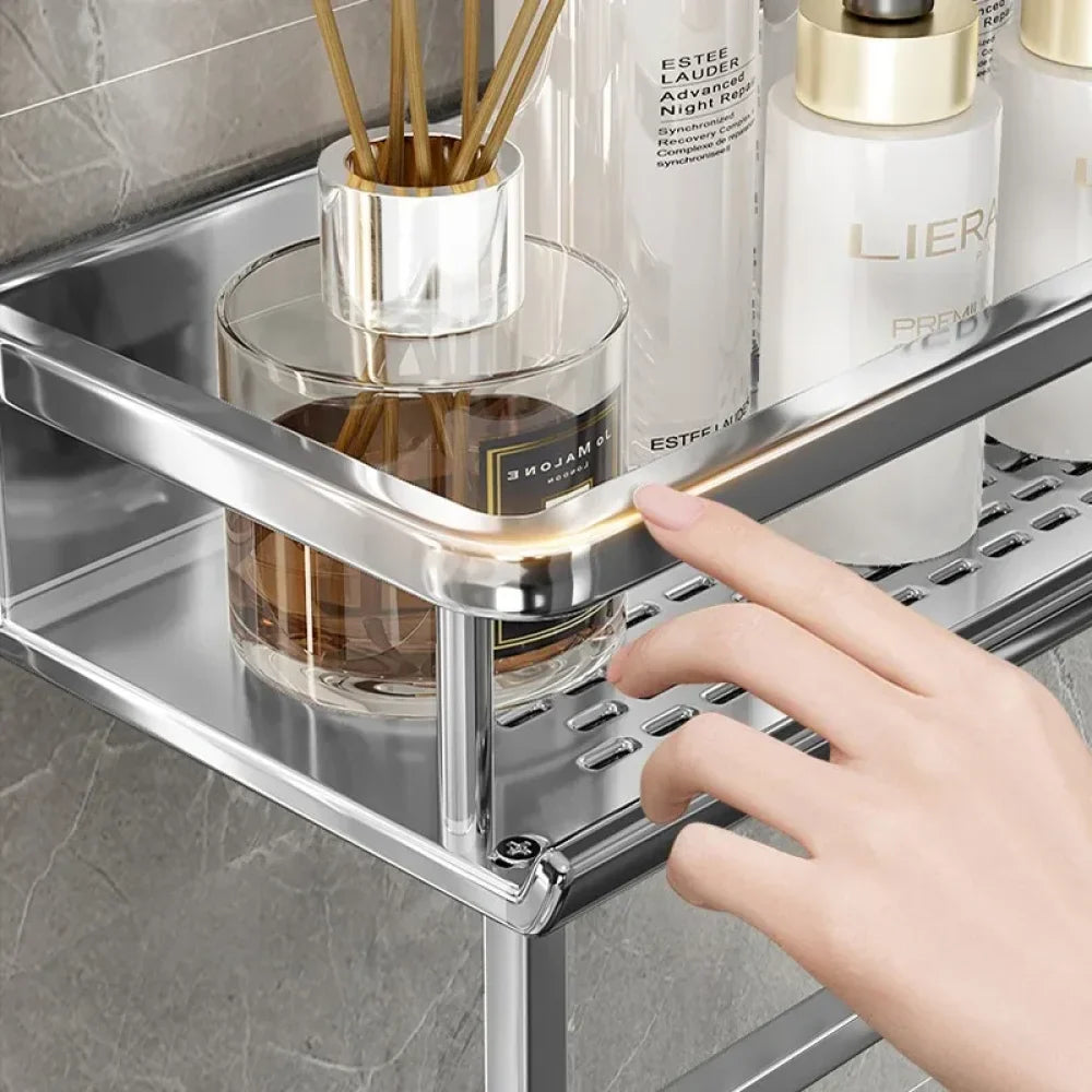 Fixed Aluminum Bathroom Shelf - Primus