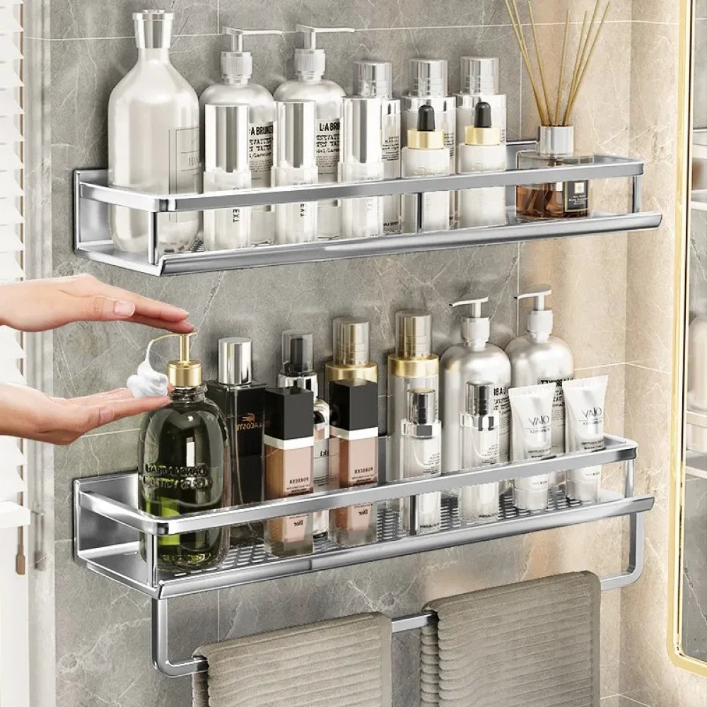 Fixed Aluminum Bathroom Shelf - Primus