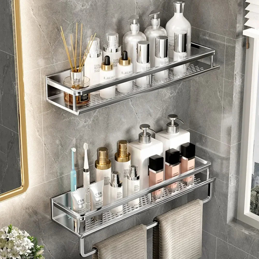 Fixed Aluminum Bathroom Shelf - Primus