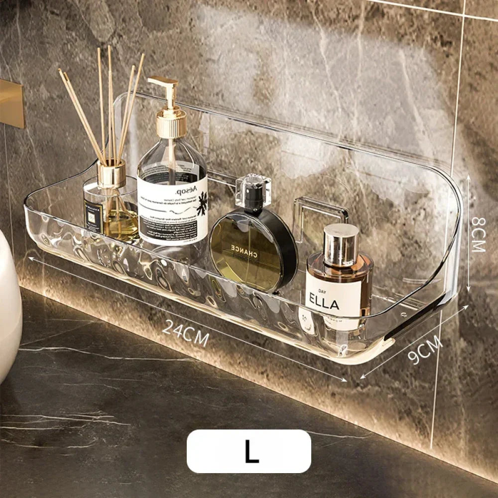 Transparent Bathroom Shelf Without Holes - Primus