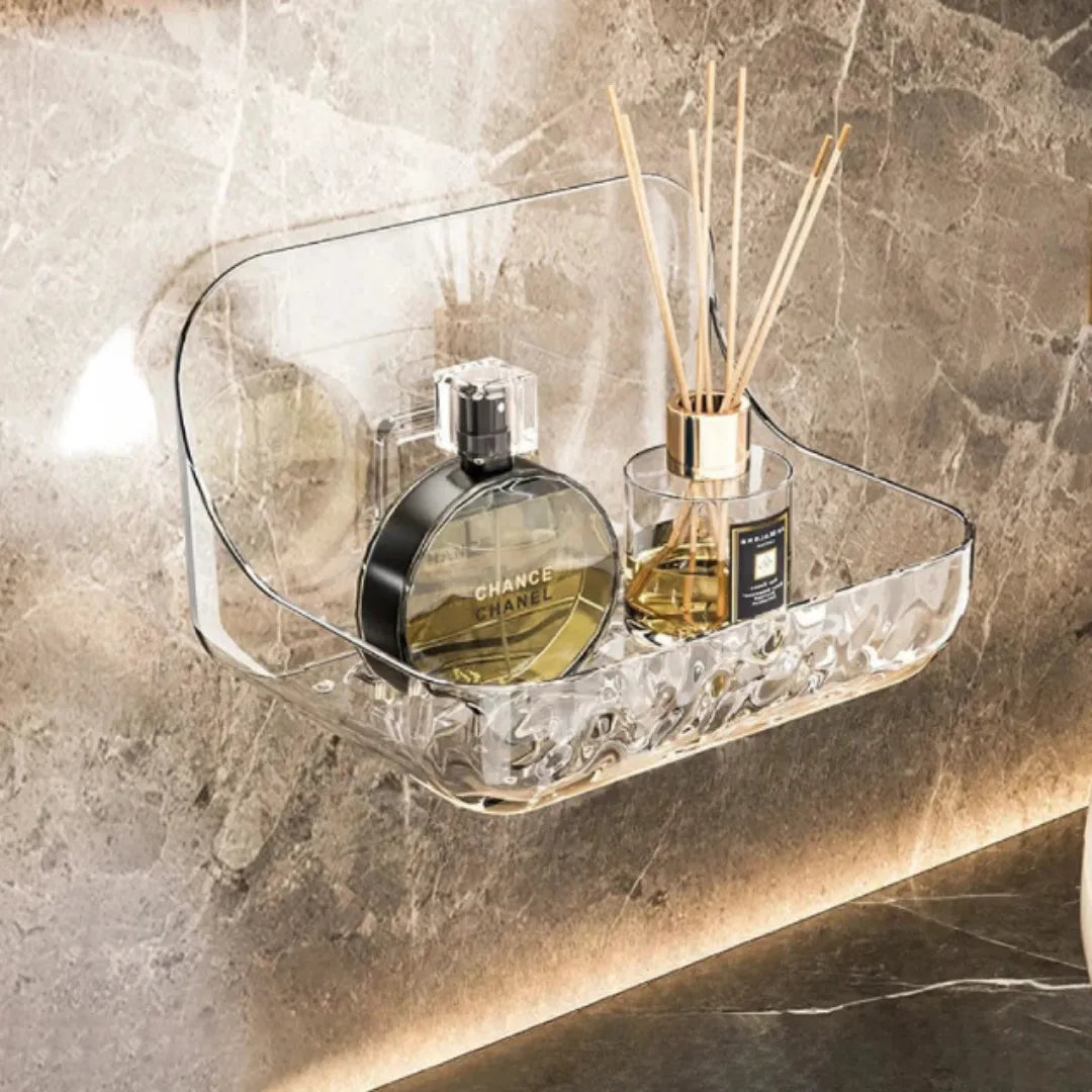 Transparent Bathroom Shelf Without Holes - Primus