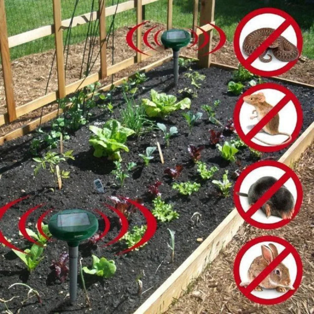 Ultrasonic Solar Pest Repellent 24h - Tazzi