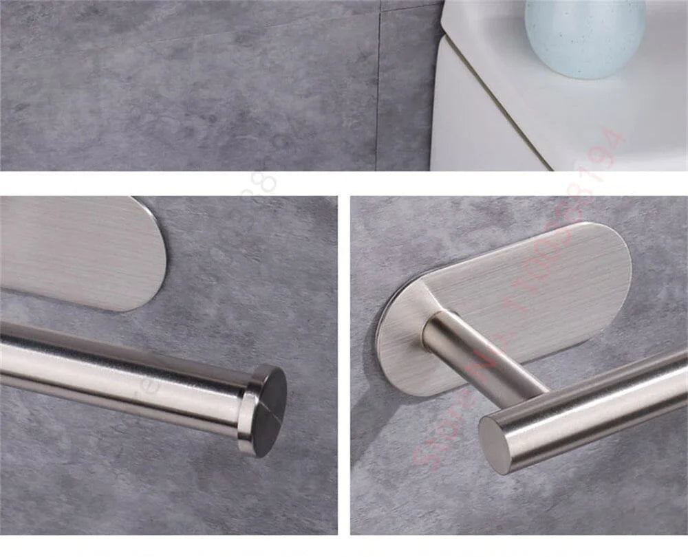 Stainless Steel Bathroom Support Without Holes - Primus