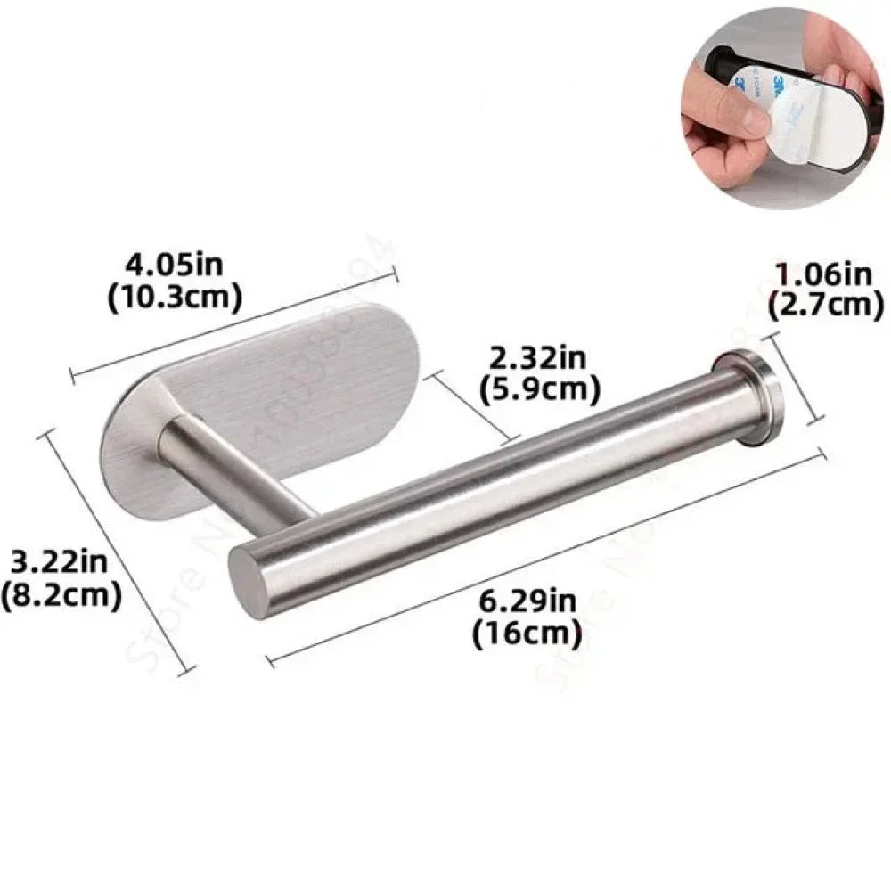 Stainless Steel Bathroom Support Without Holes - Primus