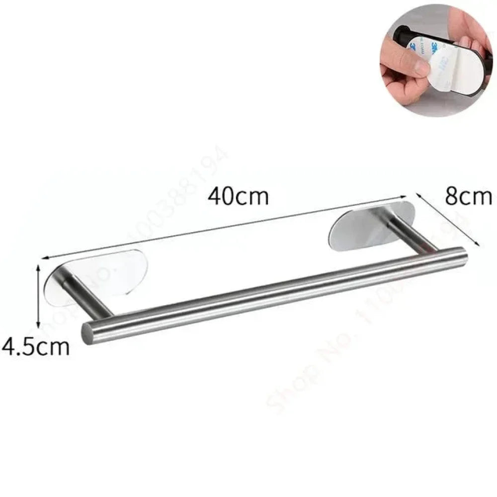 Stainless Steel Bathroom Support Without Holes - Primus